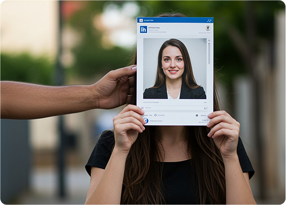 Turn on “Open to Work.”