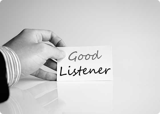 Be a good listener