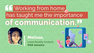 Melissa's work@home experience