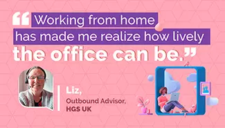 Liz's work@home experience