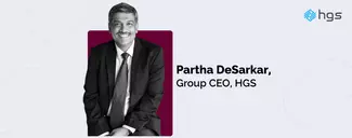 A conversation with Partha DeSarkar, Group CEO, HGS
